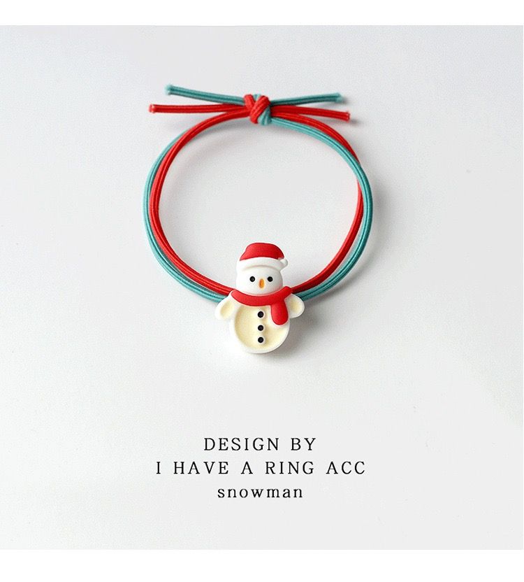 Chun Buộc Tóc Noel Xanh Đỏ