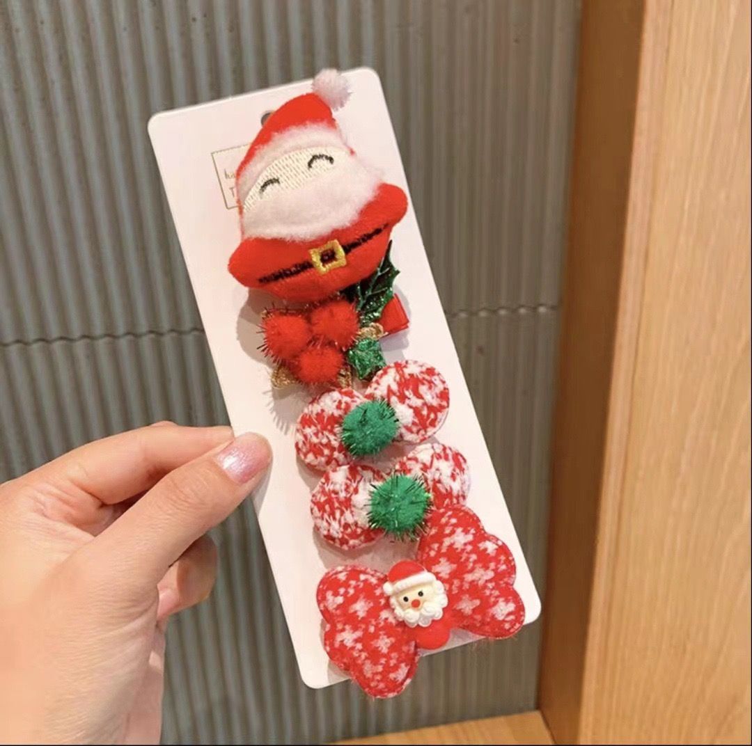 Bộ 5 Phụ Kiện Tóc Giáng Sinh Dễ Thương
