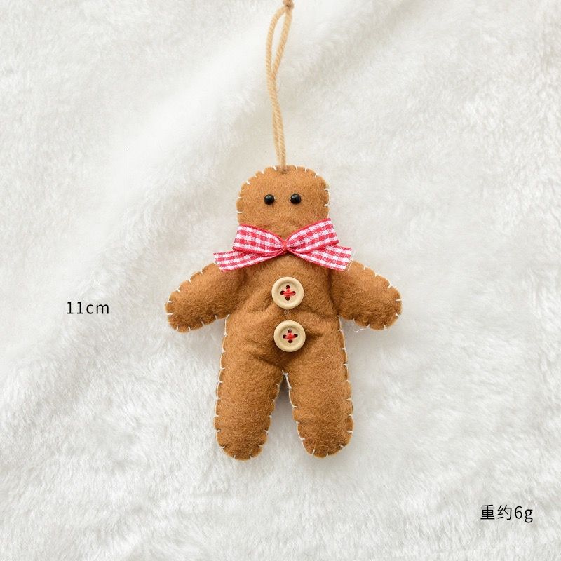 Bánh Gừng Kẻ Caro Treo Trang Trí