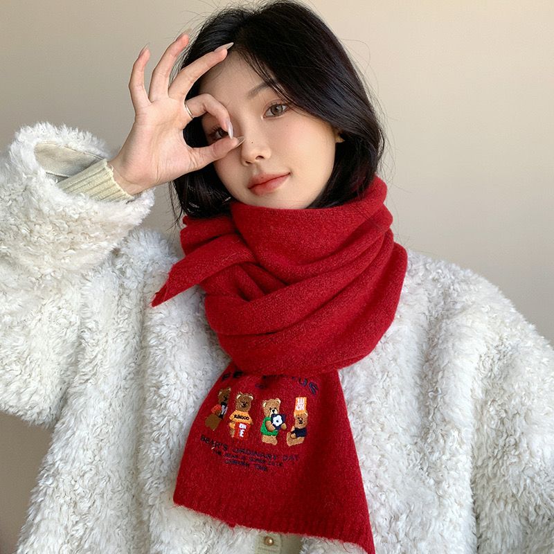Khăn Choàng Cổ 4 Chú Gấu