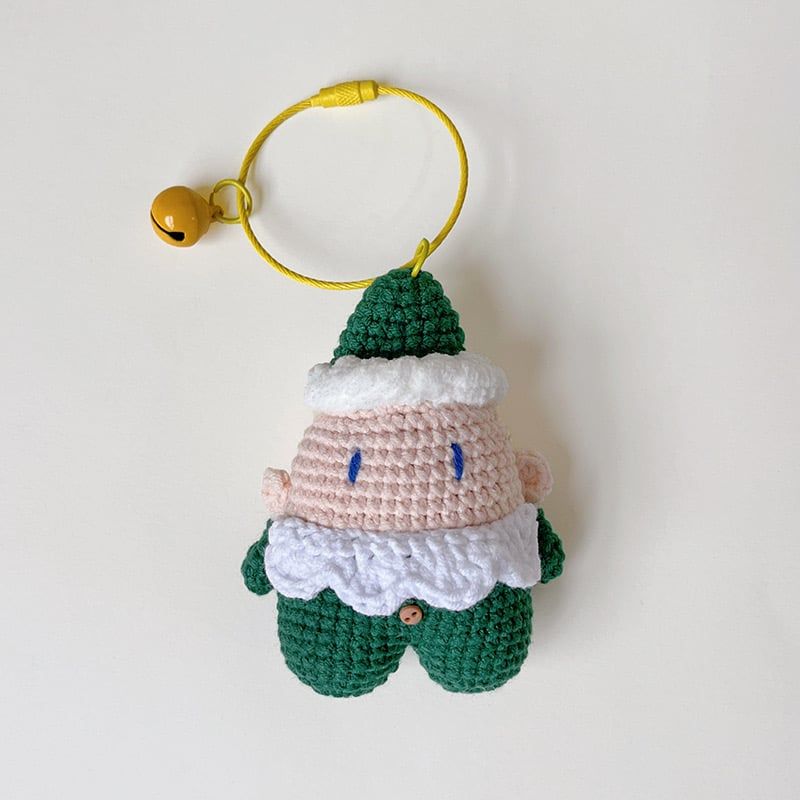 Móc Khoá Giáng Sinh Handmade Ông Già Béo