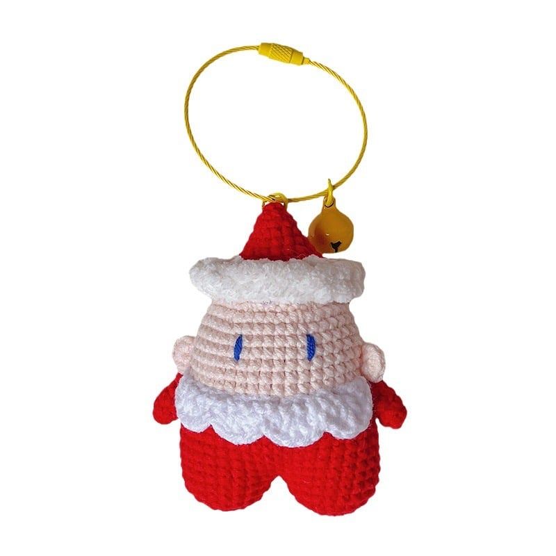Móc Khoá Giáng Sinh Handmade Ông Già Béo