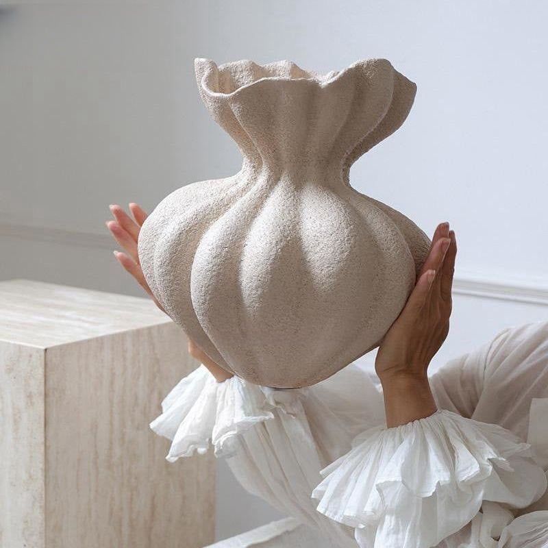 Bình Hoa Sen Kiểu Pháp Wabi-Sabi