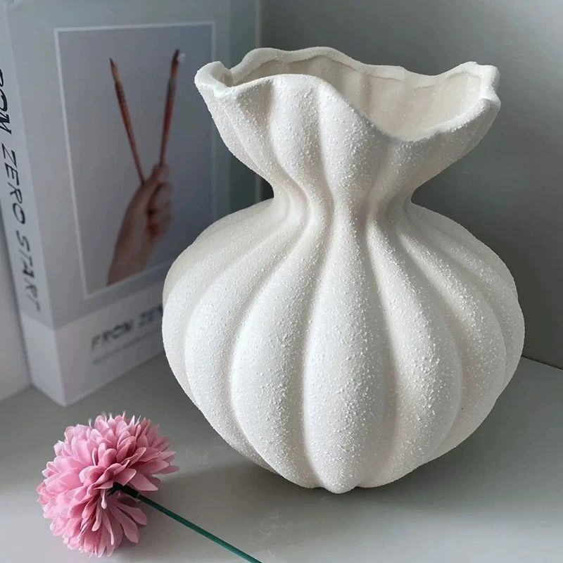 Bình Hoa Sen Kiểu Pháp Wabi-Sabi