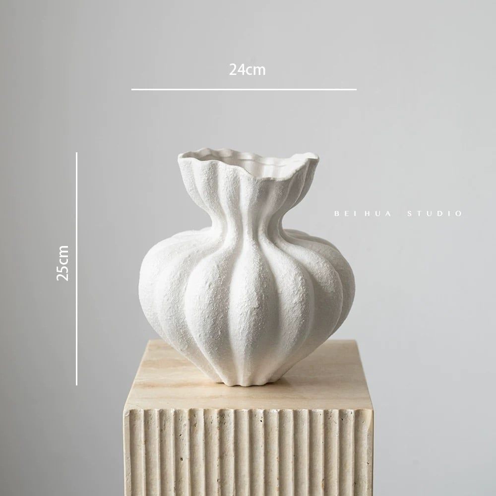 Bình Hoa Sen Kiểu Pháp Wabi-Sabi