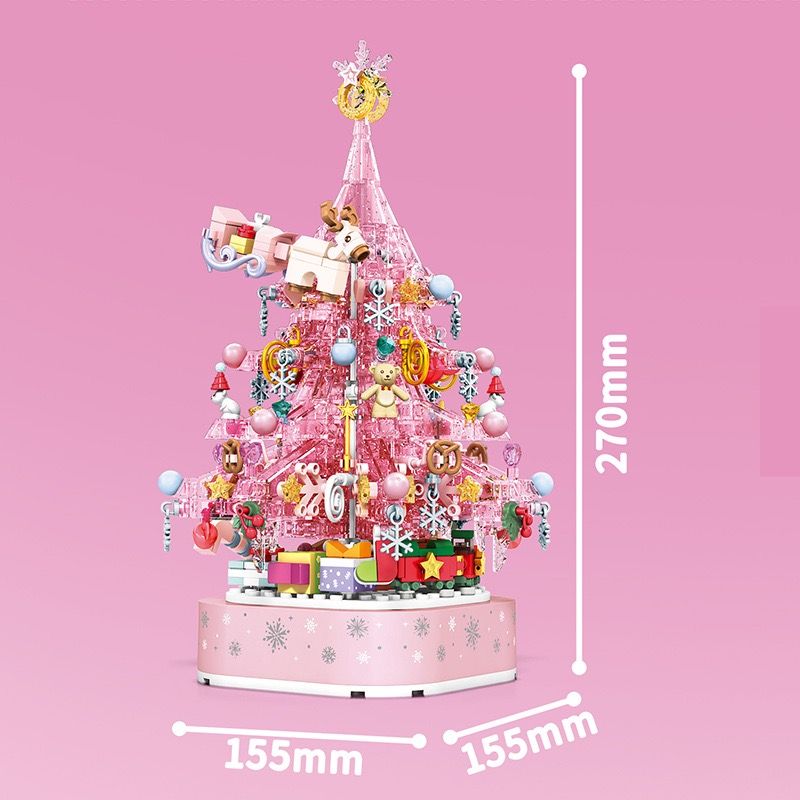 Bộ Lego Cây Thông Noel Pha Lê