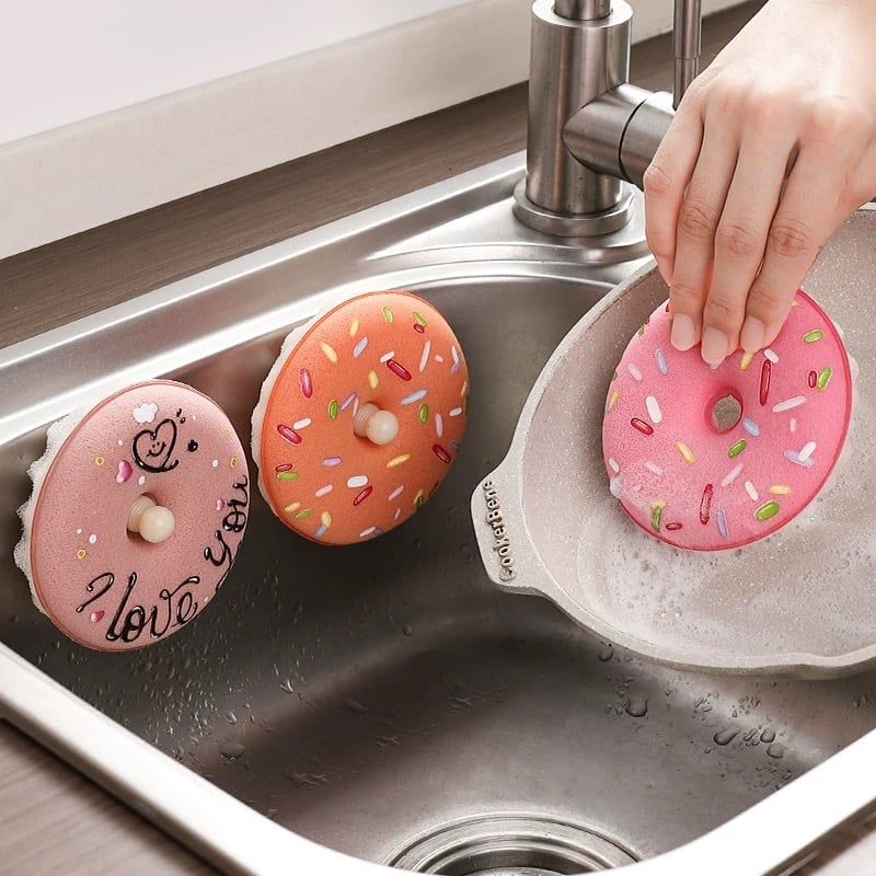 Bọt Biển Rửa Bát Bánh Donut