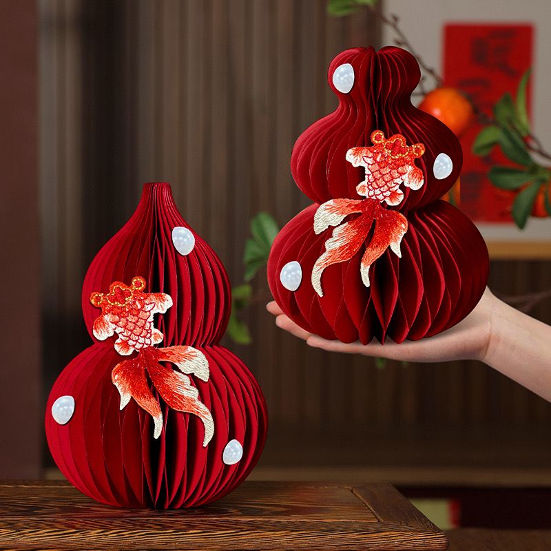 Origami Hồ Lô Tài Lộc Cá Vàng