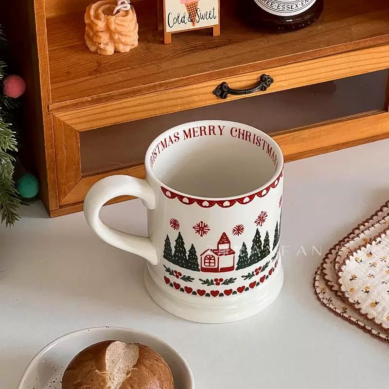 Cốc Ngôi Nhà Bắc Âu Xmas