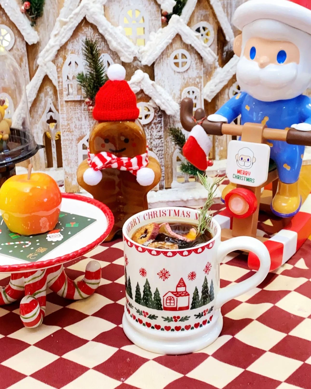 Cốc Ngôi Nhà Bắc Âu Xmas