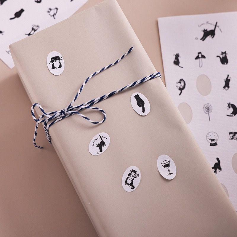 Sticker Hoạt Hình Mèo Dễ Thương