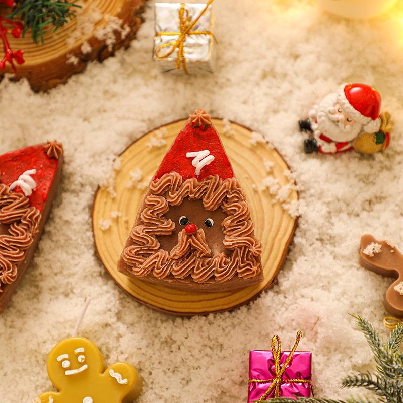 Nến Thơm Bánh Mousse Ông Già Noel