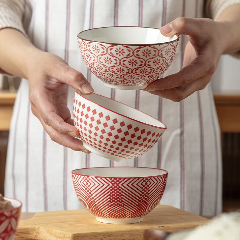 Bộ Bát Ăn Phong Cách Cổ Điển Nhật Bản