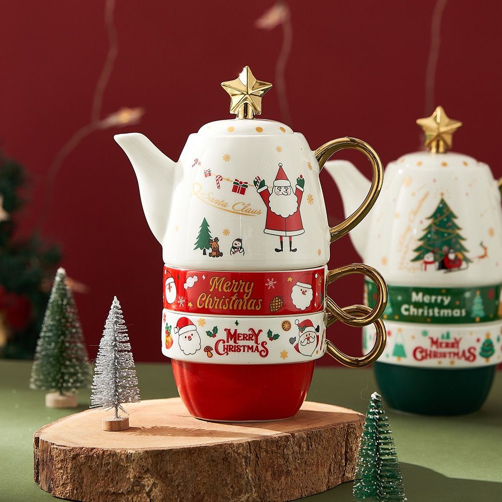Bộ Ấm Trà Christmas Party