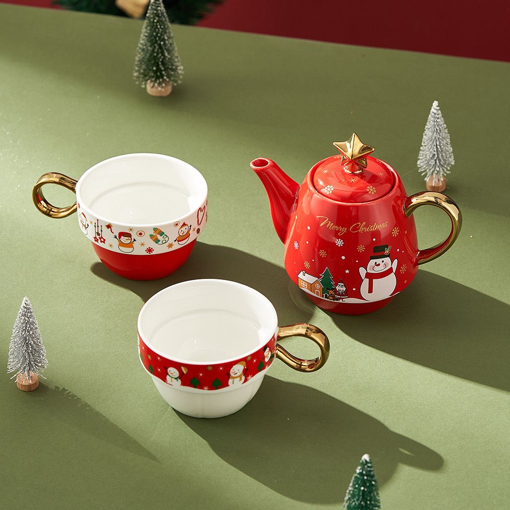 Bộ Ấm Trà Christmas Party