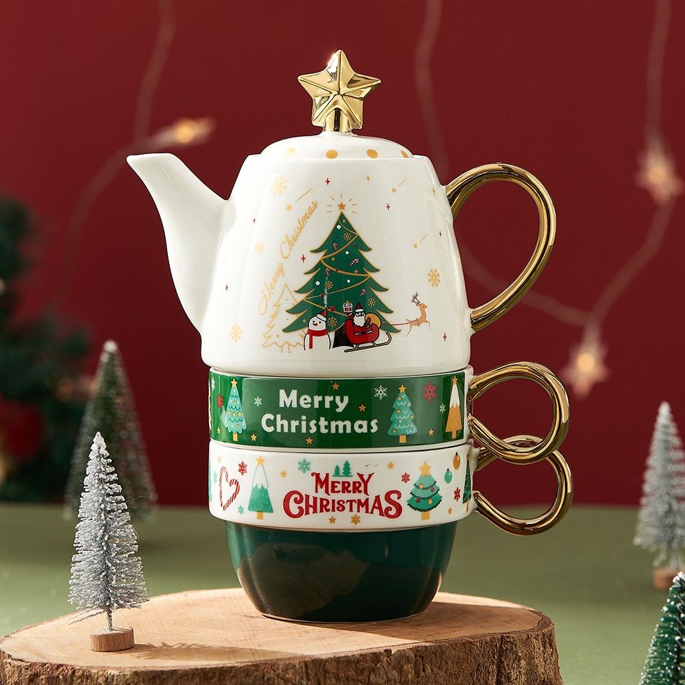 Bộ Ấm Trà Christmas Party