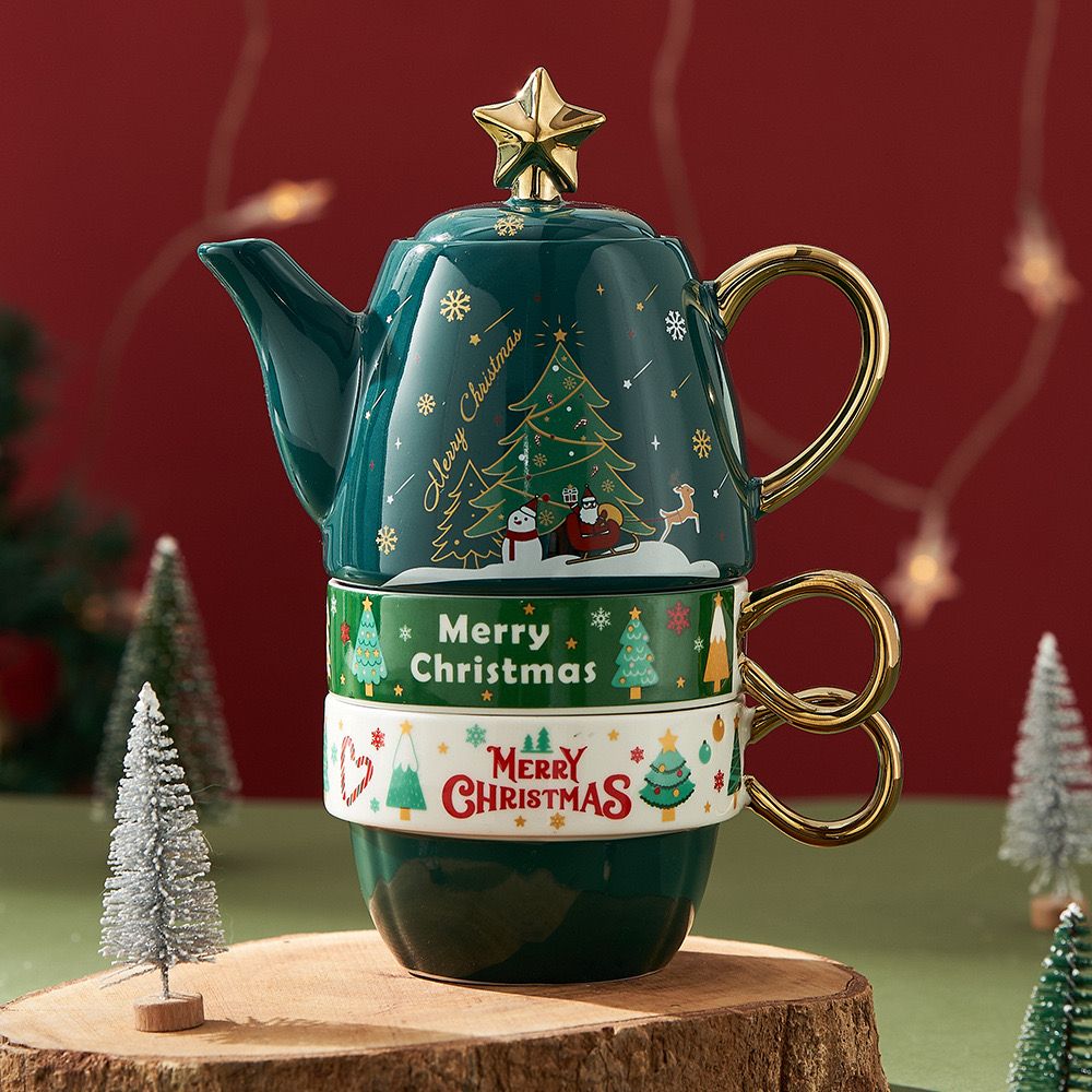 Bộ Ấm Trà Christmas Party
