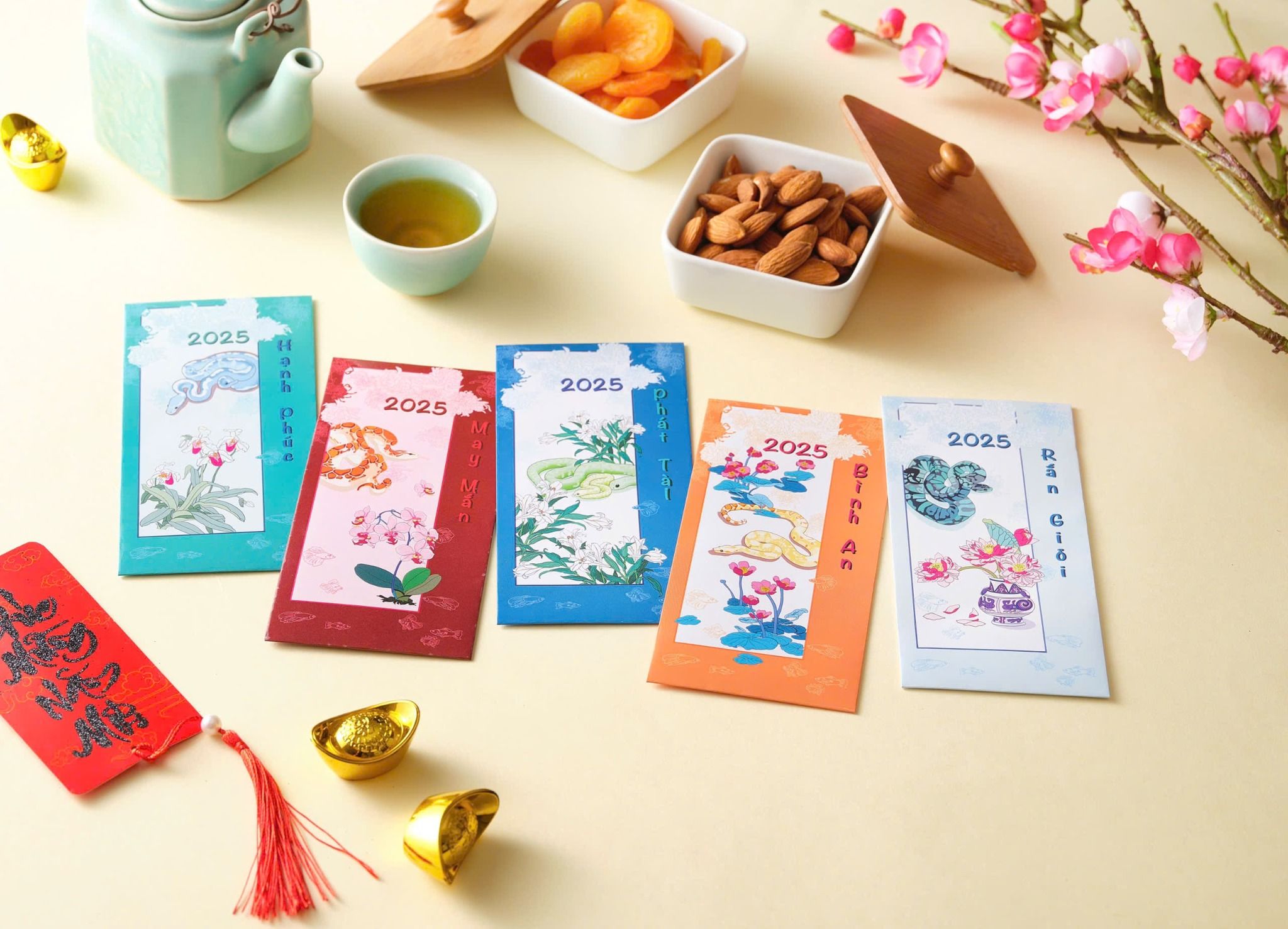 Set 5 Phong Bao Lì Xì