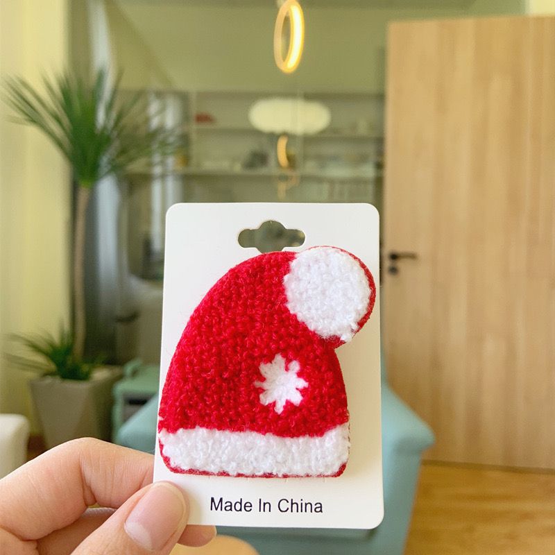 Kẹp Tóc, Trâm Cài Thêu Xmas