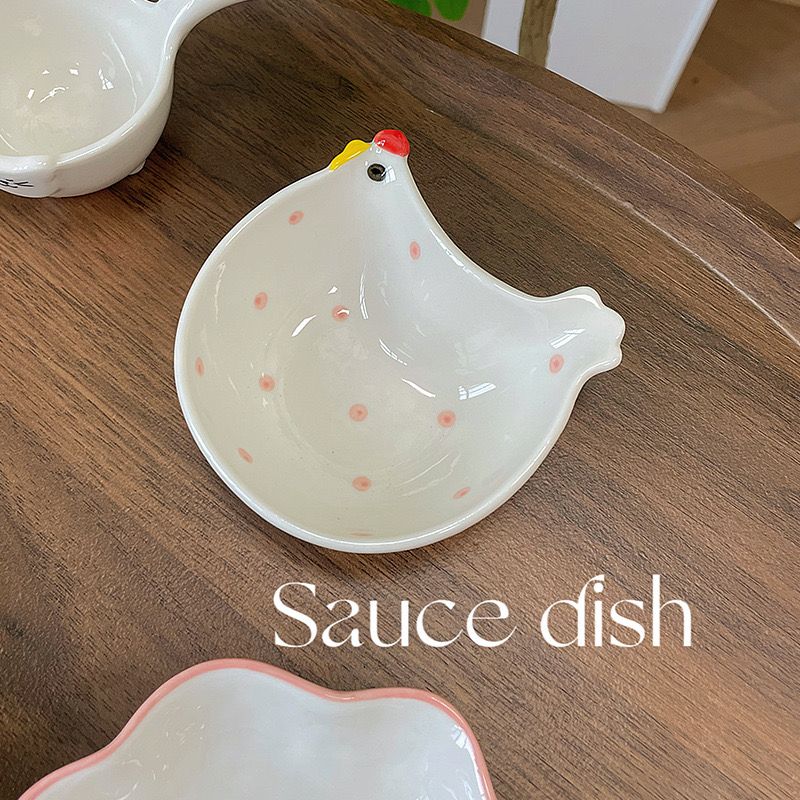 Đĩa Gia Vị Gốm Dễ Thương