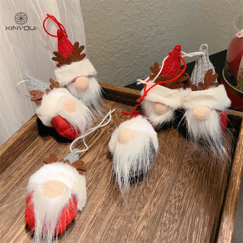 Treo Trang Trí Ông Già Noel Râu Dài