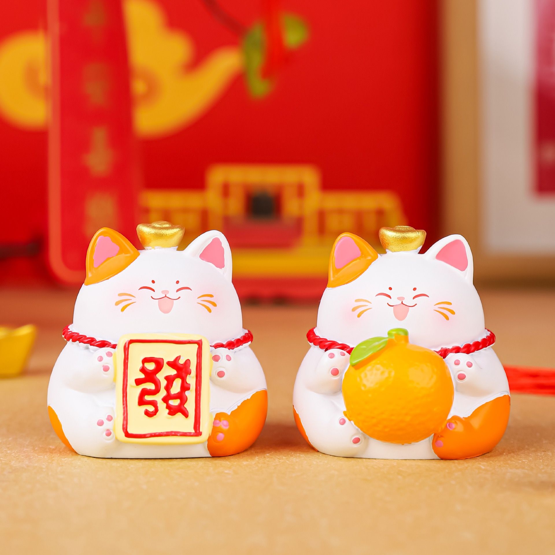 Tượng Mèo May Mắn