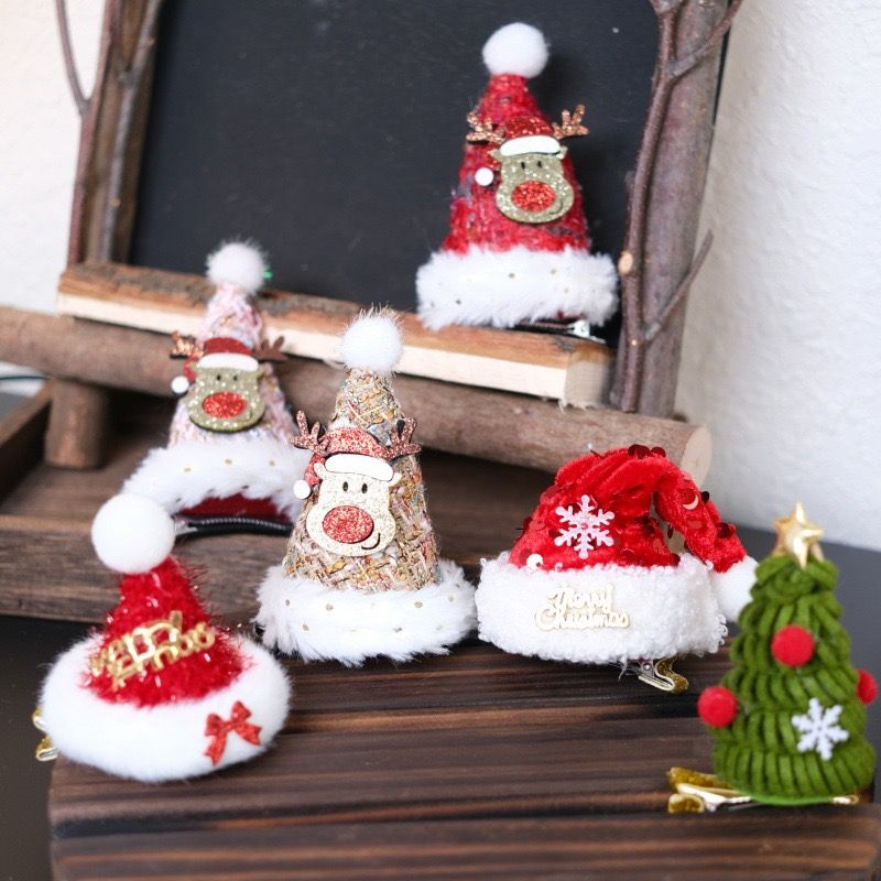 Kẹp Tóc Mũ Noel