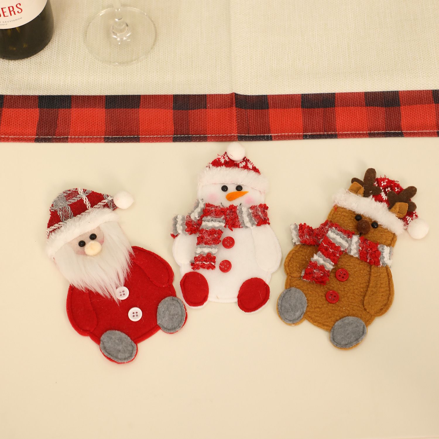 Bọc Dao Dĩa Ông Già Noel Và Tuần Lộc