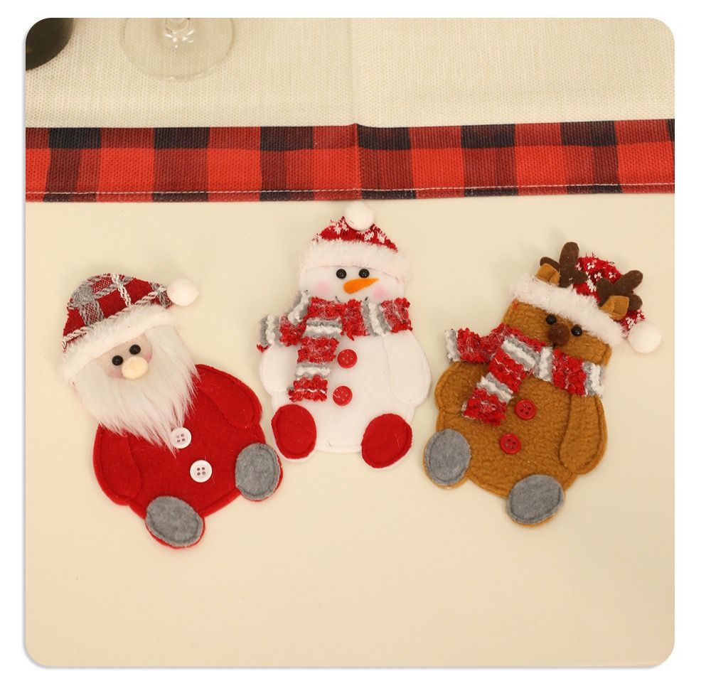 Bọc Dao Dĩa Ông Già Noel Và Tuần Lộc
