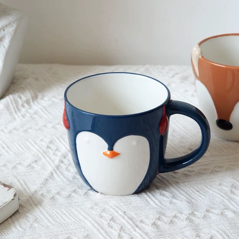 Cốc Nước Gốm Hình Động Vật