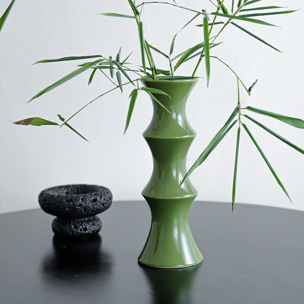Bình Ikebana Thân Trúc