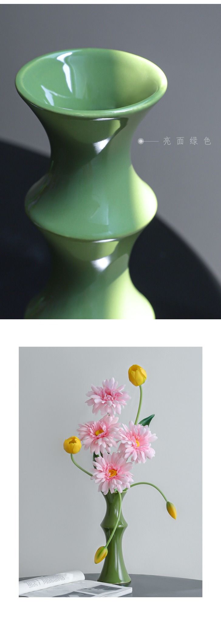 Bình Ikebana Thân Trúc