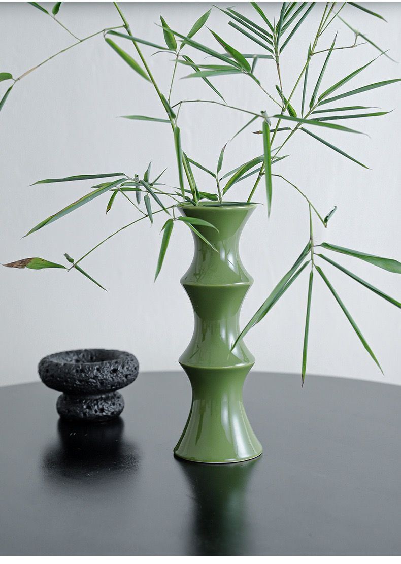 Bình Ikebana Thân Trúc