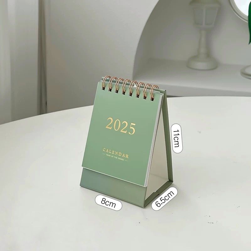Lịch 2025 Để Bàn Nhỏ Morandi