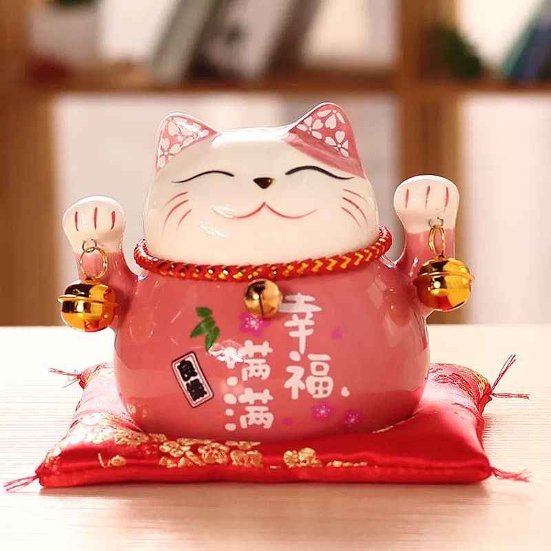 Mèo May Mắn (Hũ Đựng Tiền)