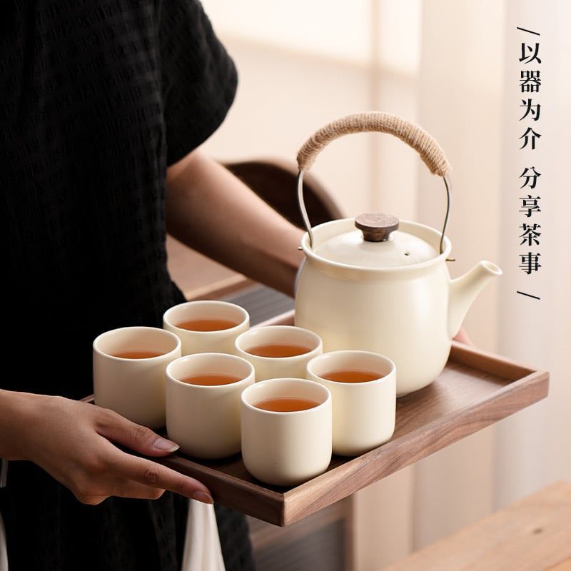 Bộ Ấm Kèm Khay Bắc Mỹ