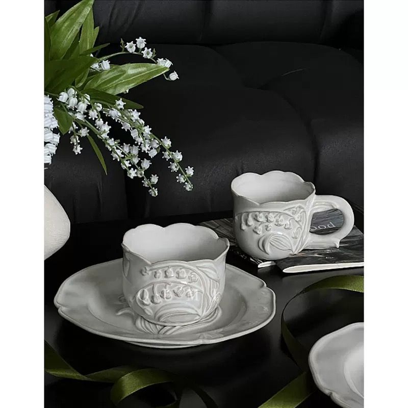 Cốc Gốm Lily Of The Valley