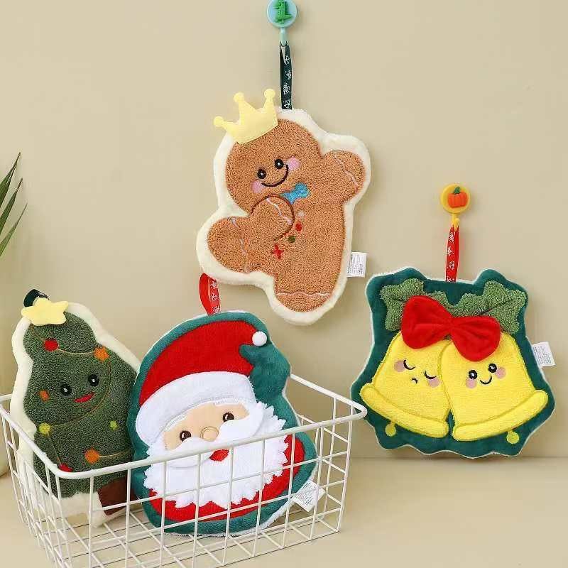 Khăn Lau Tay Nhung San Hô Xmas