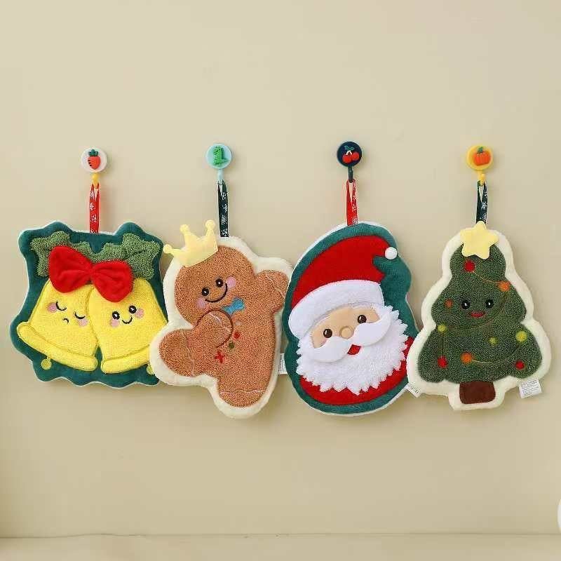 Khăn Lau Tay Nhung San Hô Xmas