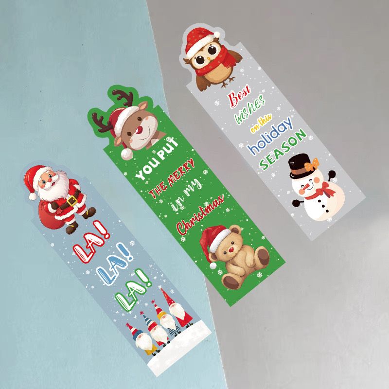 Set 30 Bookmark Giấy Giáng Sinh