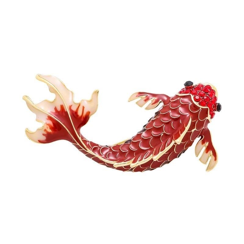 Cài Áo Cá Chép Đỏ