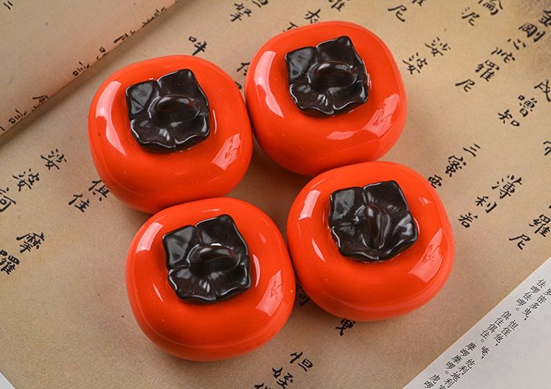 Trái Hồng Decor Đựng Trà