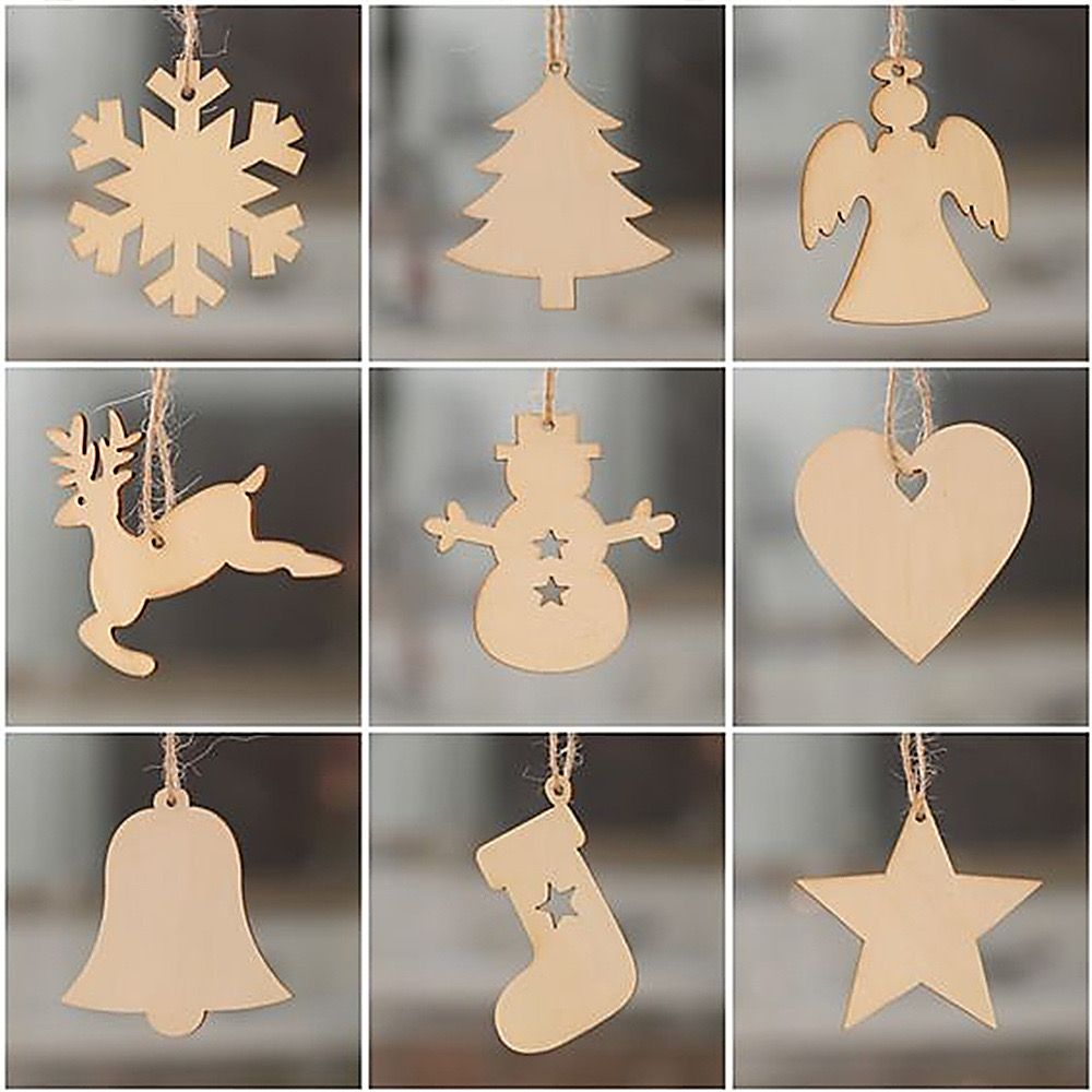Tag Gỗ Decor Giáng Sinh