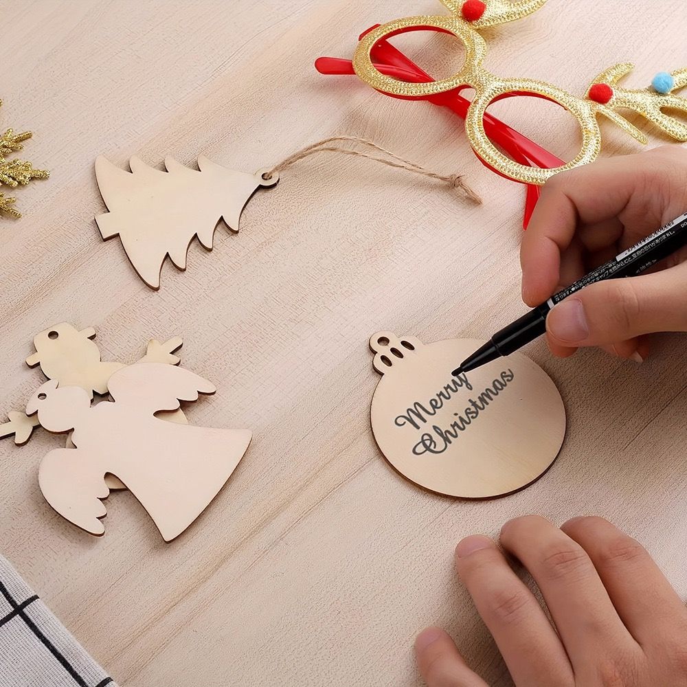 Tag Gỗ Decor Giáng Sinh