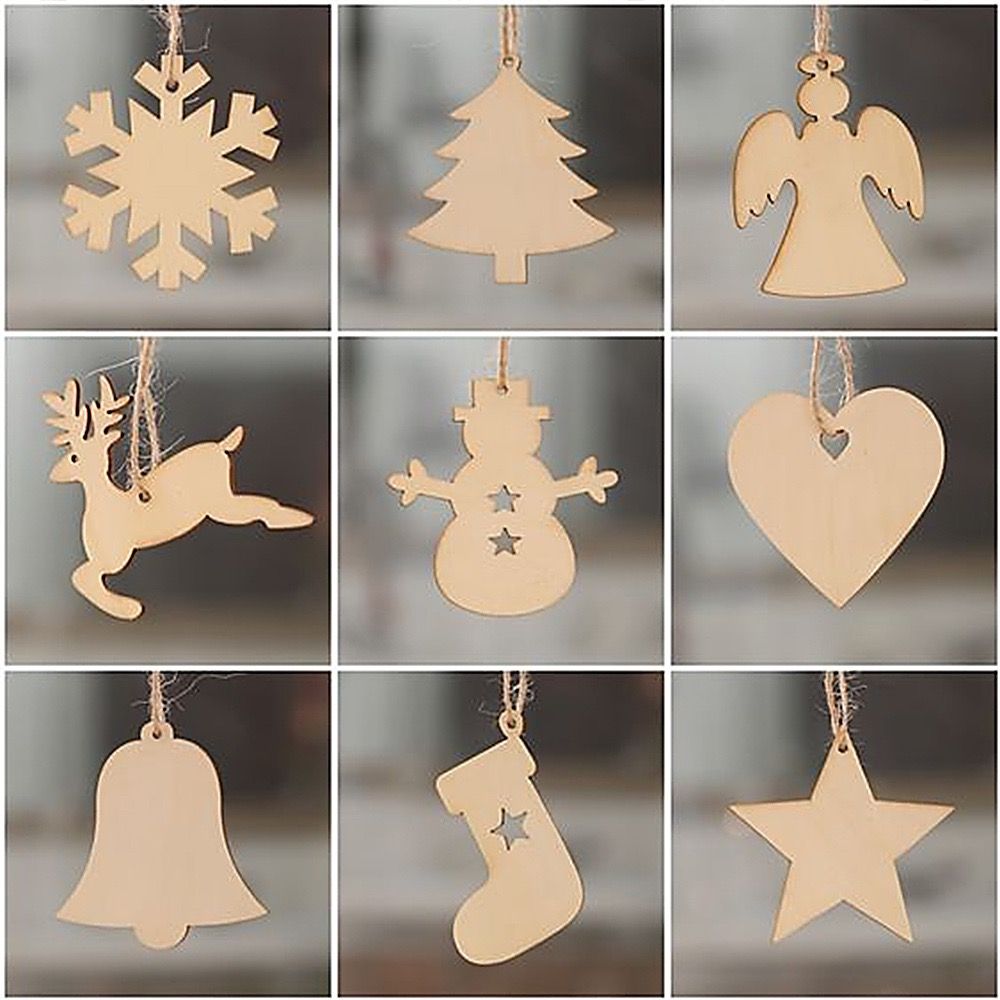 Tag Gỗ Decor Giáng Sinh