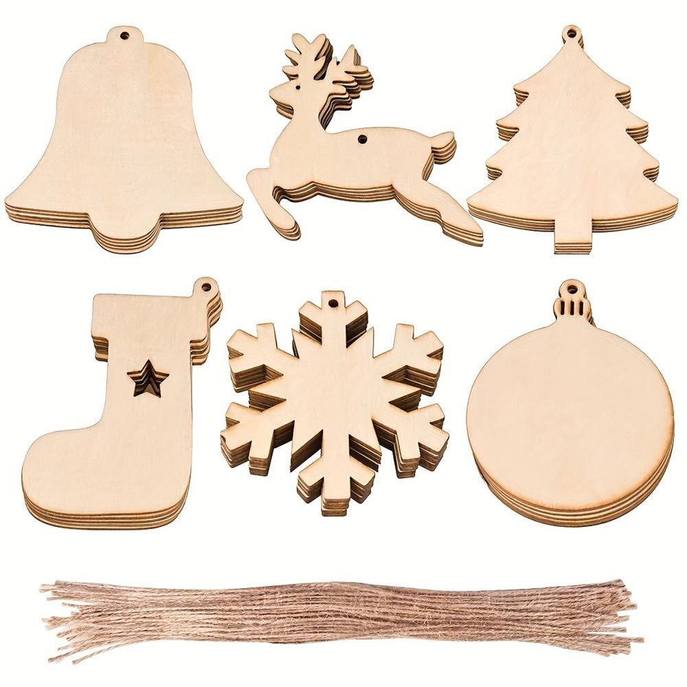 Tag Gỗ Decor Giáng Sinh