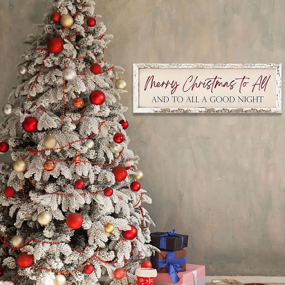 Biển Gỗ Merry Christmas Cổ Điển
