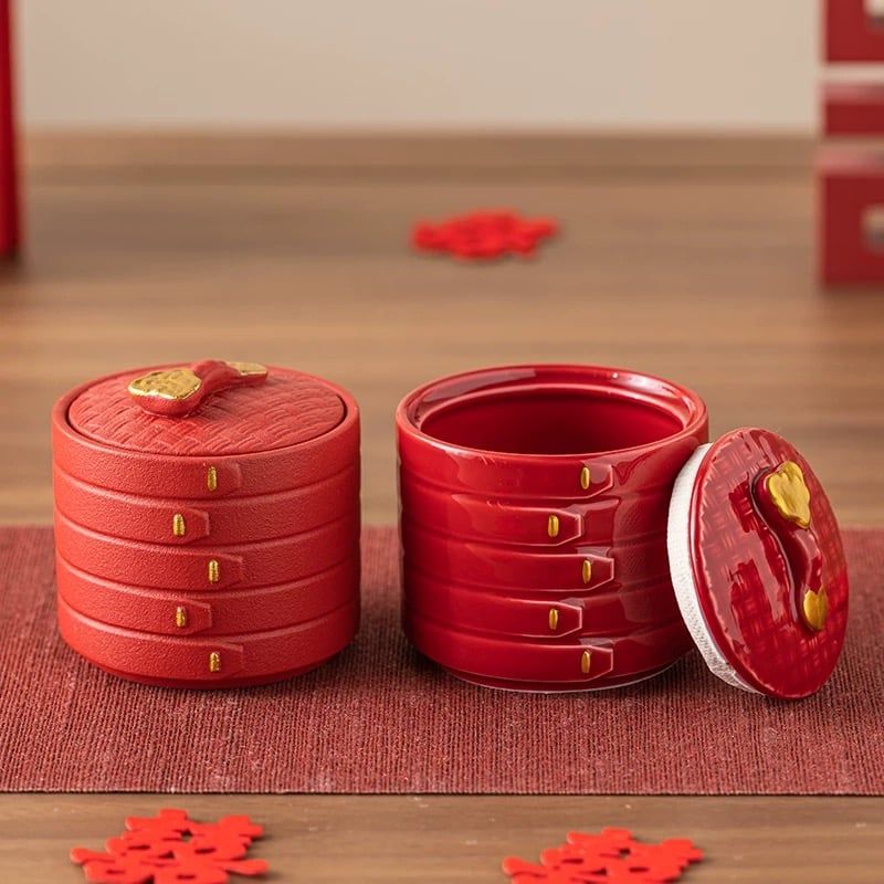 Hũ Trà Hạt Mây Đỏ