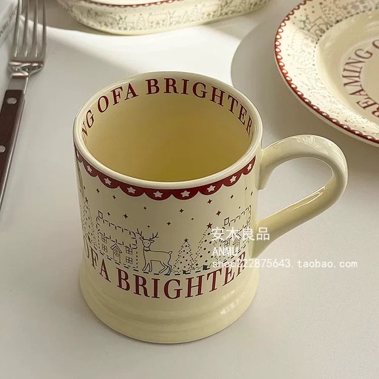 Cốc, Đĩa Custard Giáng Sinh