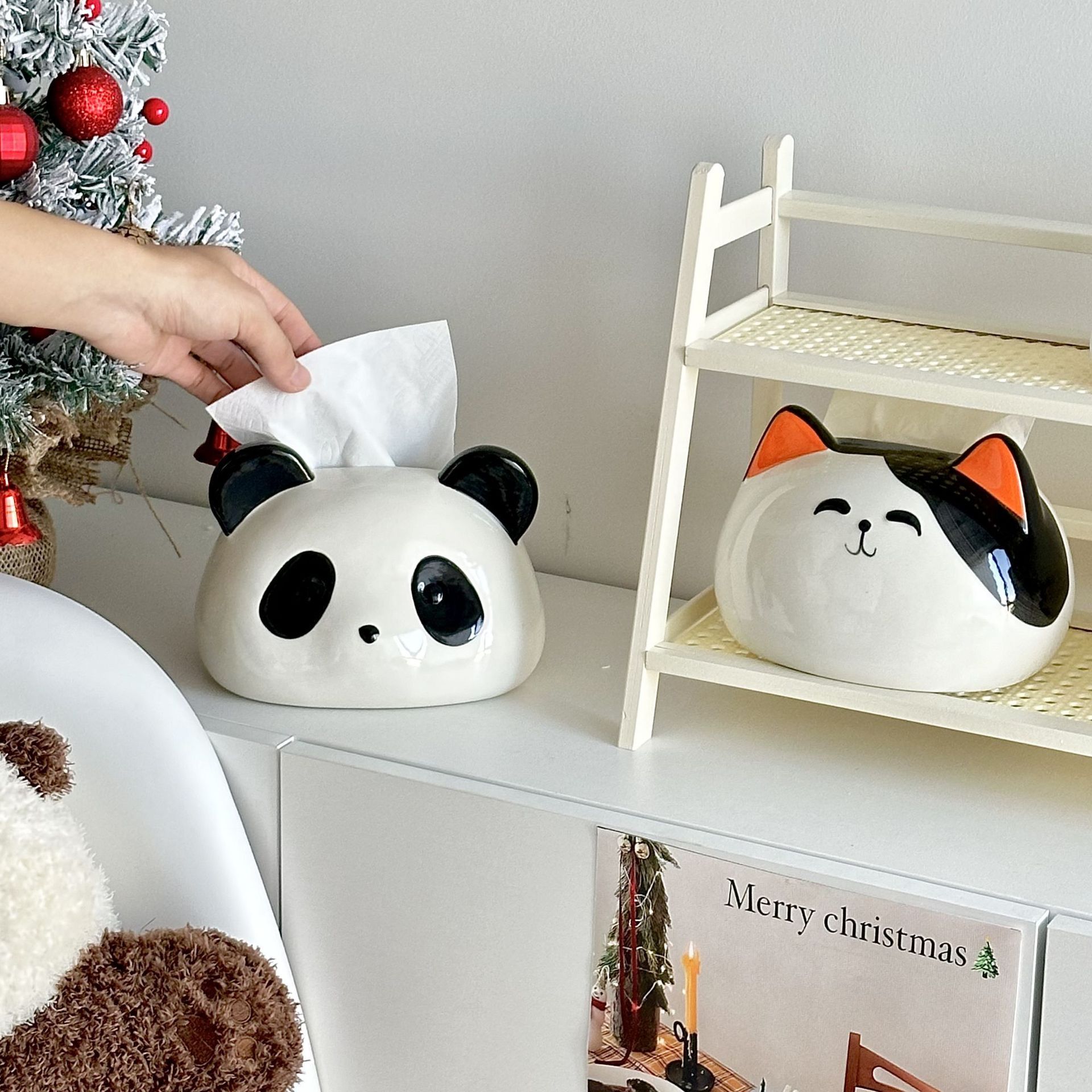 Hộp Đựng Giấy Ăn Mèo Con